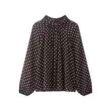 Blusa de Mujer con Estampado de Lunares