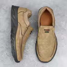 Zapatos informales de cuero para hombre